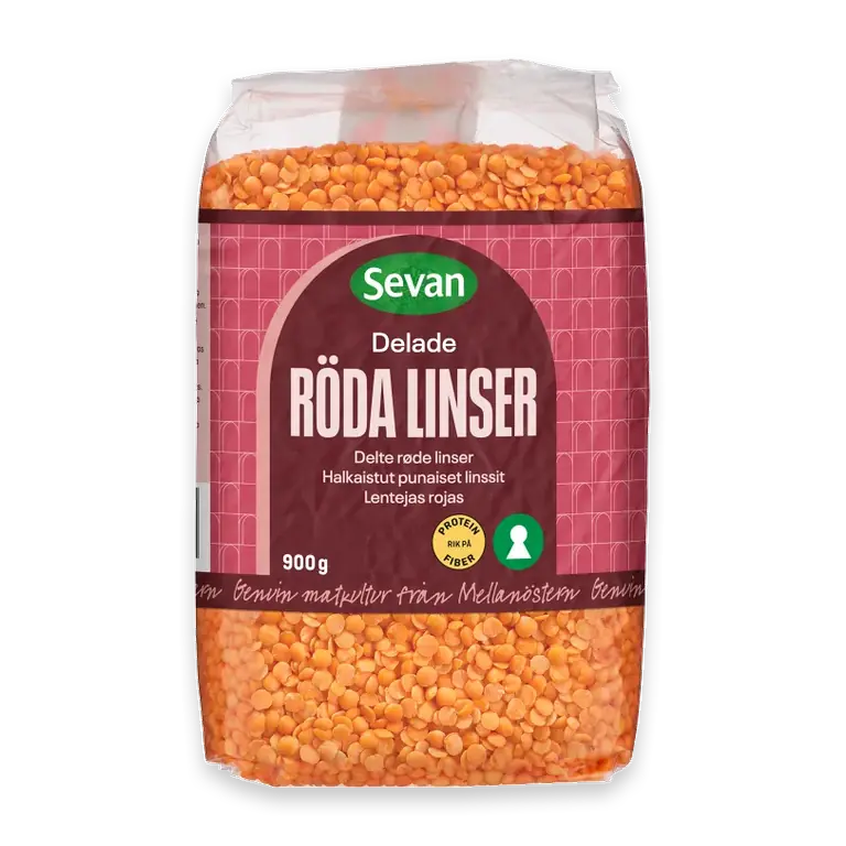 Linser Röda Delade 900g