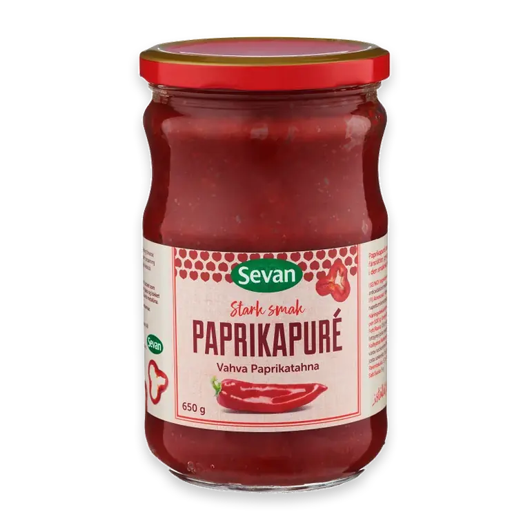 Paprikapuré stark 650g