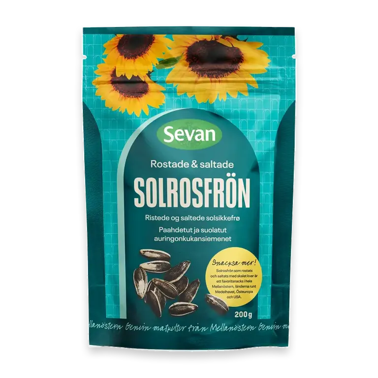 Solrosfrön rostade saltade 200g