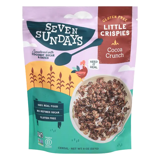 Seven Sundays Gluten Free Little Crispies Cocoa Crunch Cereal 8 oz