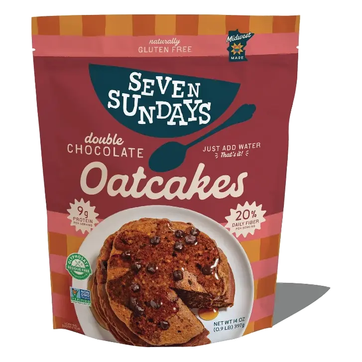 Seven Sundays Double Chocolate Oatcakes Mix, 14oz