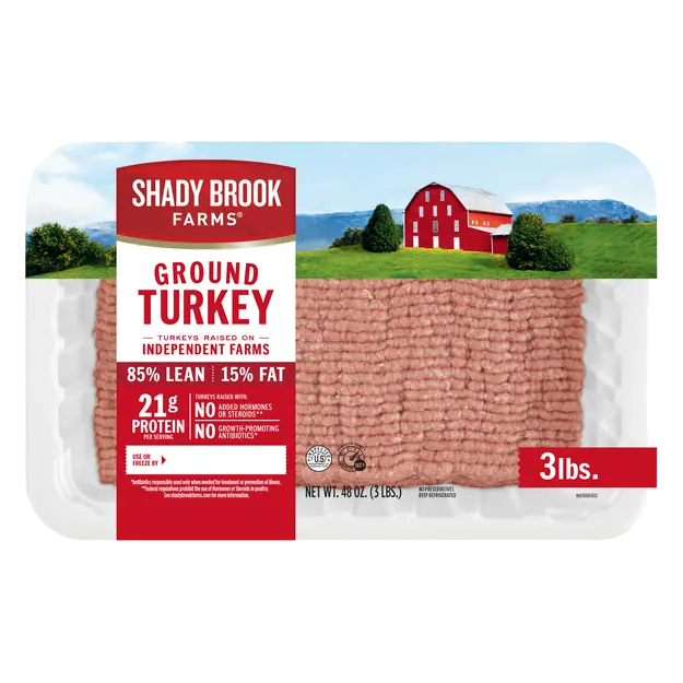 Ground Turkey 85% Lean All Natural Family Pack Fresh