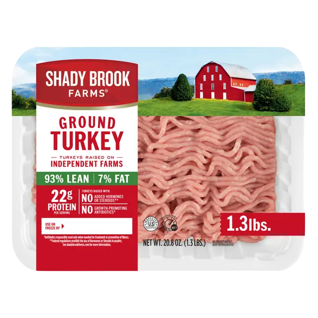 Ground Turkey 93% Lean 7% Fat Fresh