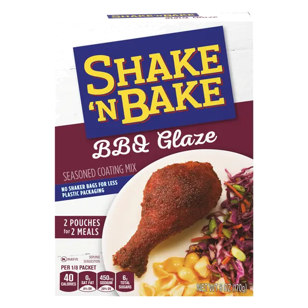 BBQ Glaze Seasoned Coating Mix - 2 ct