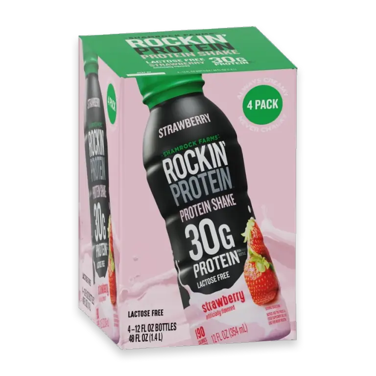 Rockin' Protein 30G Strawberry Protein Shake