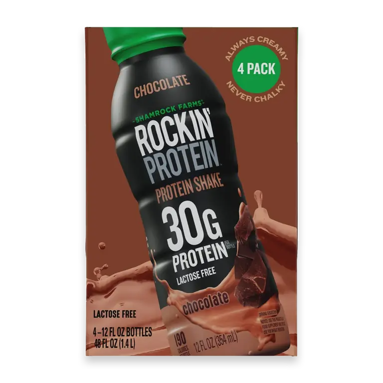 Rockin' Protein Builder Chocolate Shake Bottles