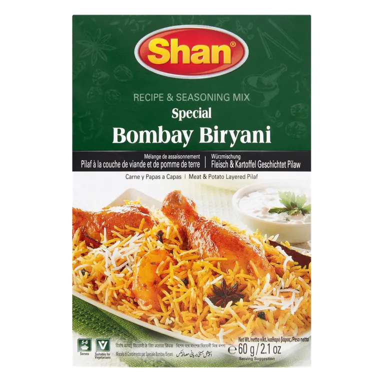 Shan Recipe & Seasoning Mix Special Bombay Biryani 60g