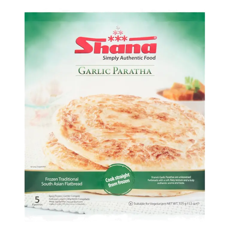 5 Pack Garlic Paratha 325g