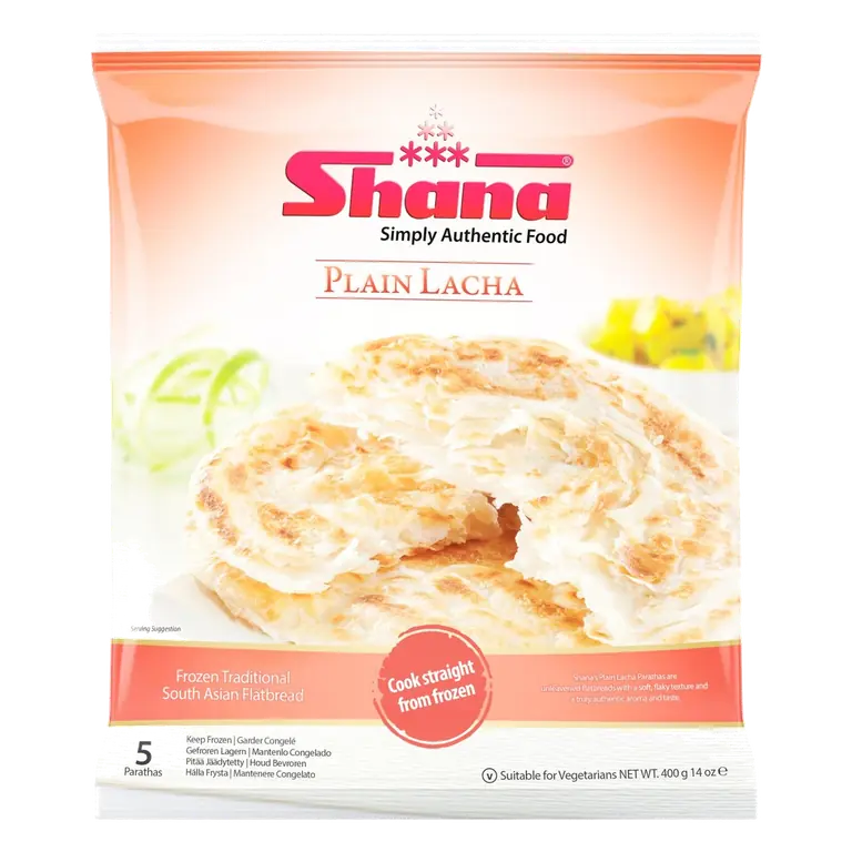 5 Pack Plain Lacha Paratha 400g