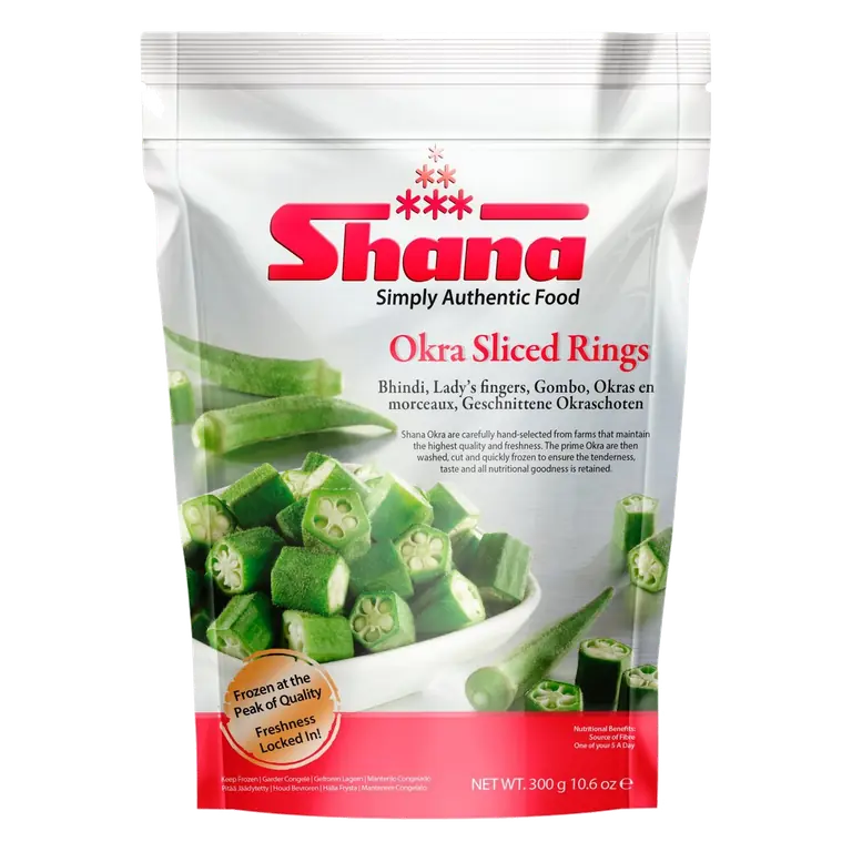 Okra Sliced Rings 300g
