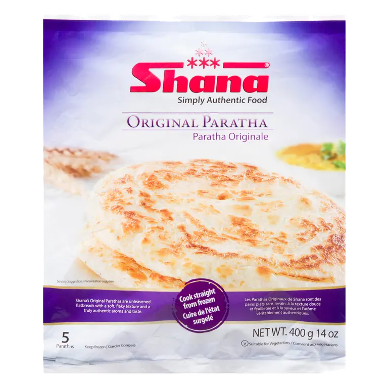 Parathas Original 5 Pack 400 g (frozen)