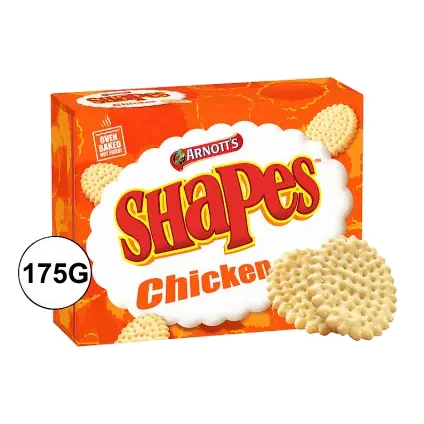 Arnott's Shapes Chicken Snack Crackers 175g