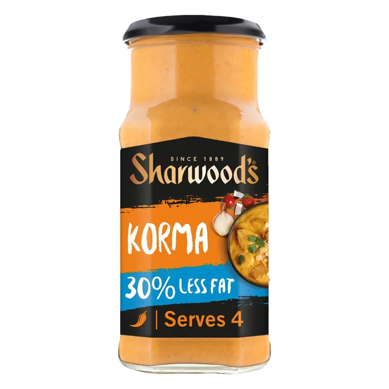 Indian Korma Reduced Fat Curry Cooking Sauce 420g