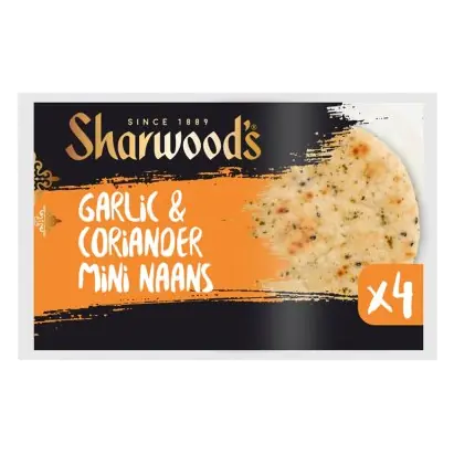 Mini Naan Garlic & Coriander