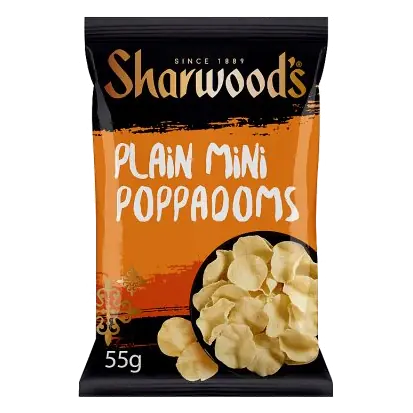 Plain Mini Poppadoms