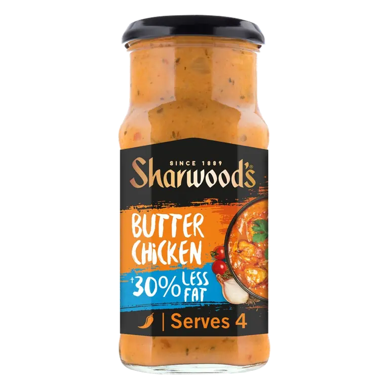 Reduced Fat Indian Butter Chicken Curry Cooking Sauce 420g