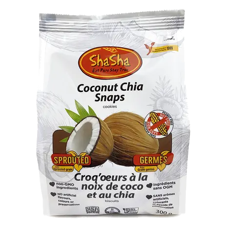 Cookies Coconut Chia Snaps 300 g