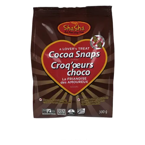 ShaSha Cookies Cocoa Snaps 300 g