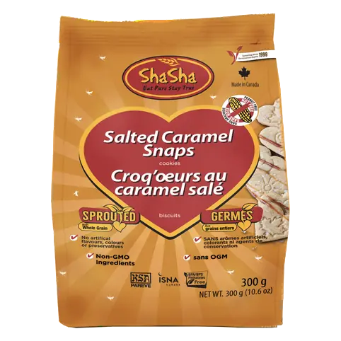 ShaSha Cookies Salted Caramel Snaps 300 g