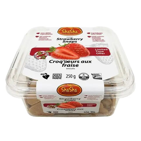 ShaSha Snaps Strawberry 250 g