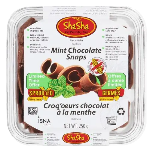 Peanut-Free Cookies Mint Chocolate Snaps 250 g