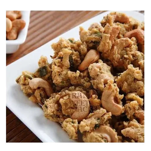 GSS Crunchy Cashew Pakoda / Kaju Pakoda / Cashew, Pack of 2 × 250g = 1.1 lbs