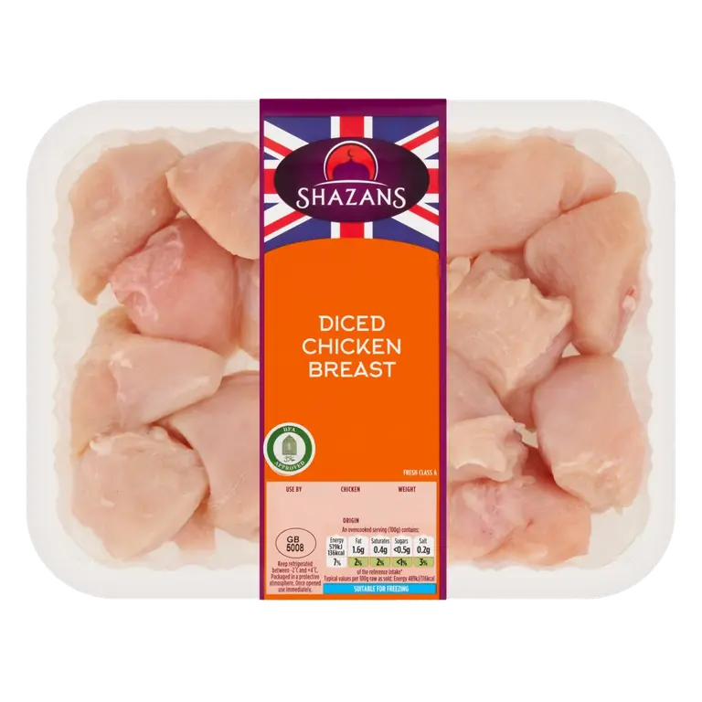 Diced Chicken Breast 450g