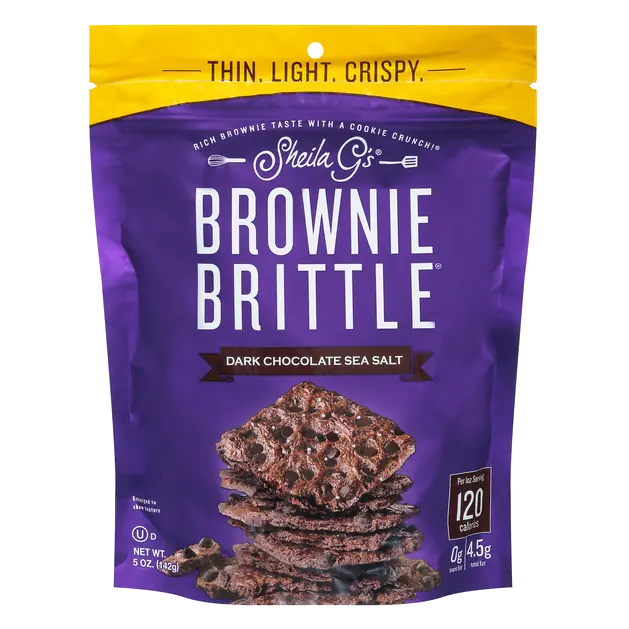 Dark Chocolate Sea Salt Brownie Brittle
