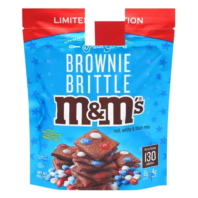 M&M's Red, White & Blue Mix Brownie Brittle