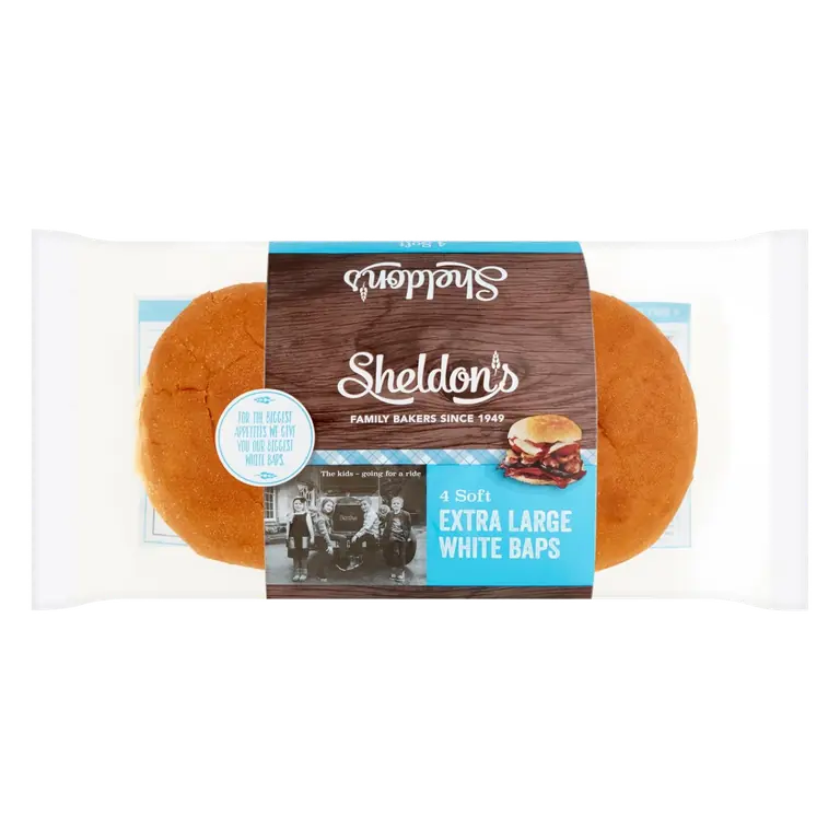 Extra Large White Baps