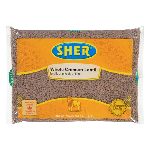 Crimson Lentil Whole 1.81 kg