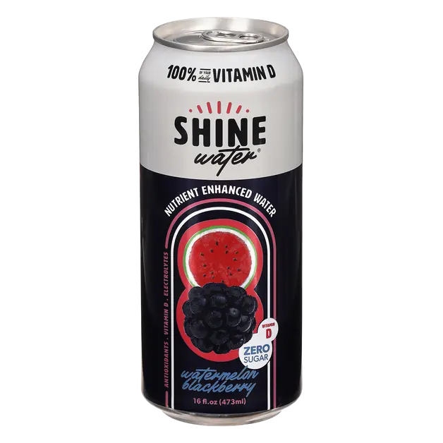 Shine Zero Sugar Watermelon Blackberry Nutrient Enhanced Water