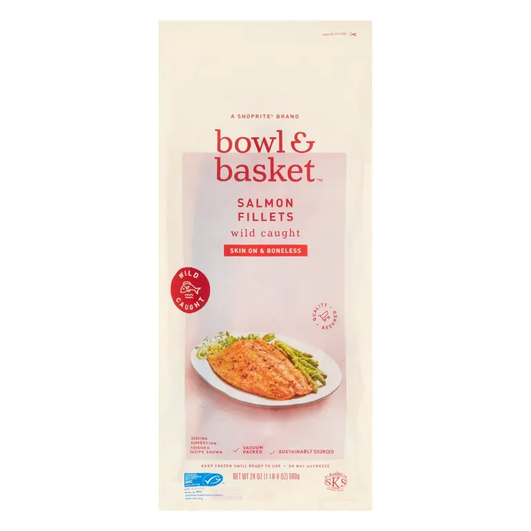 Boneless & Skin On Wild-Caught Salmon Fillets