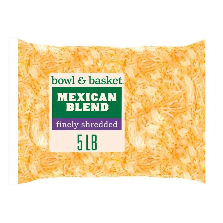 Mexican Style Blend of Monterey Jack, Mild Cheddar, Asadero & Queso Quesadilla Finely Shredded Cheeses