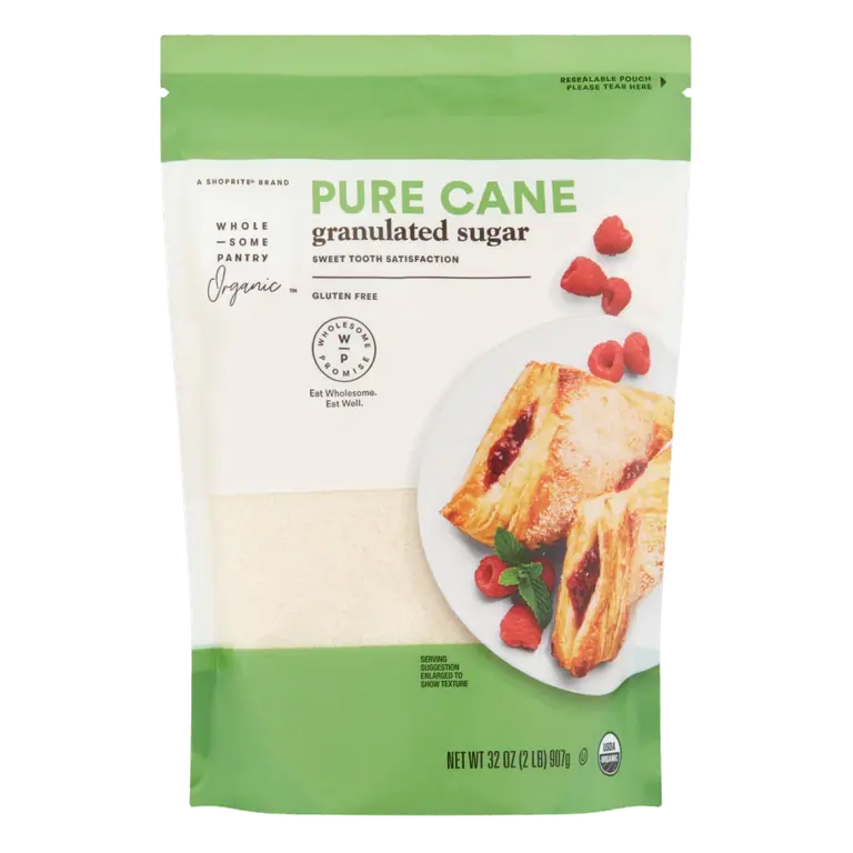 Organic Pure Cane Granulated Sugar