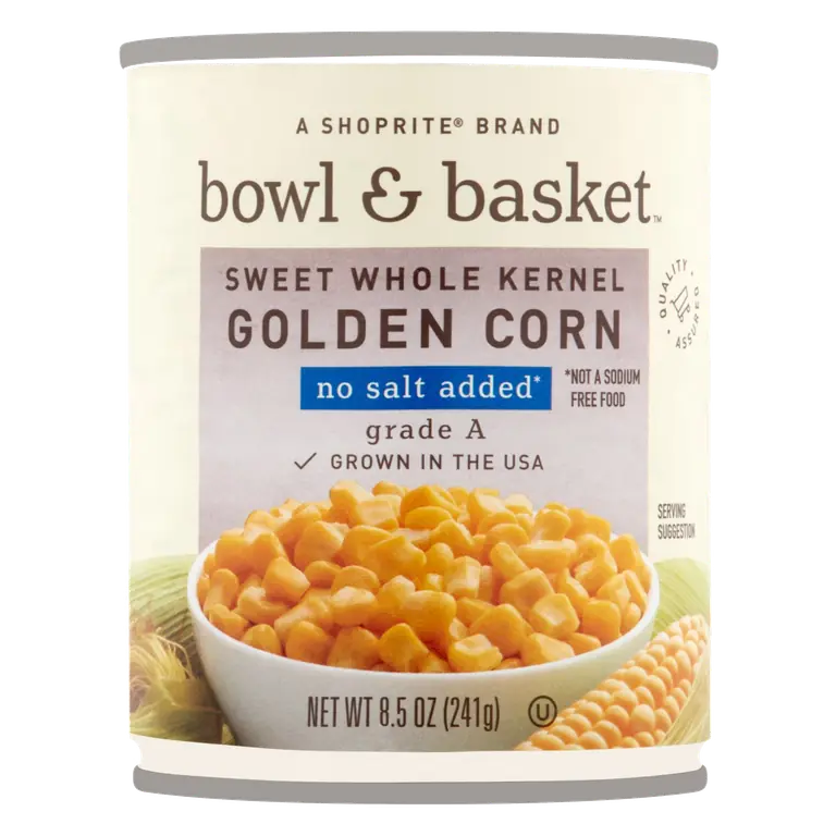 Sweet Golden No Salt Added Whole Kernel Corn