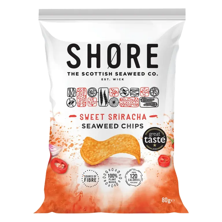 Sweet Sriracha Seaweed Chips