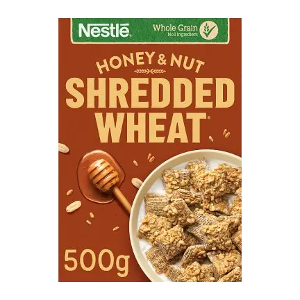 Nestlé Shredded Wheat Honey & Nut 500g