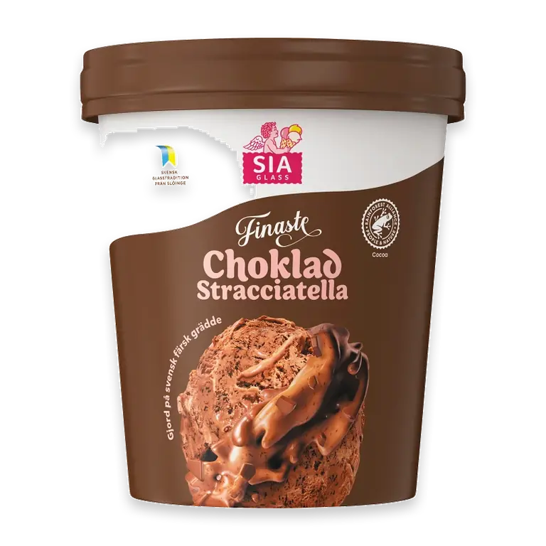 Glass Vår Finaste Choklad stracciatella 500ml