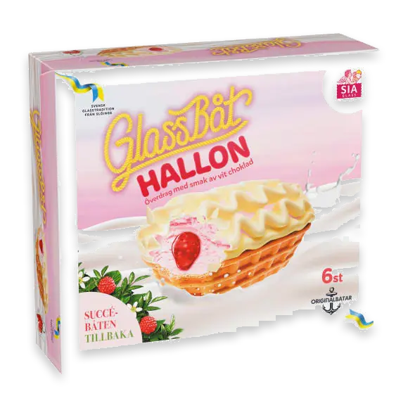 Glassbåt Hallon
