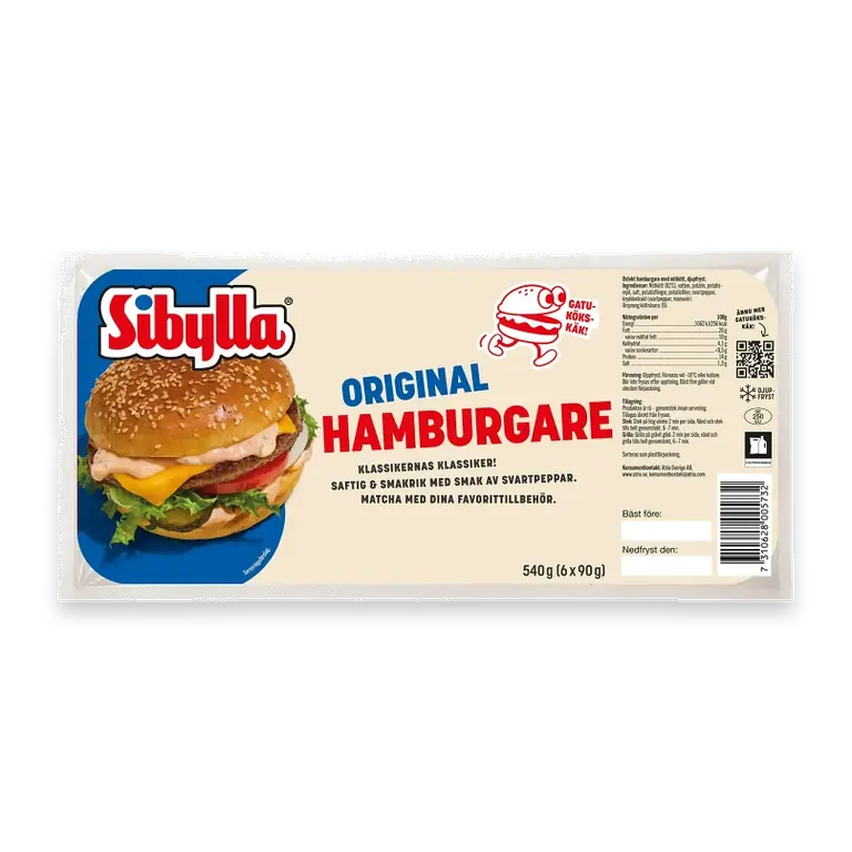 Hamburgare Original 540g