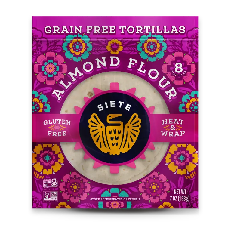 Almond Flour Grain-Free Frozen Tortillas