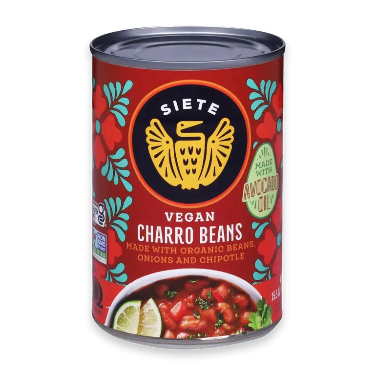 Canned Vegan Charro Beans
