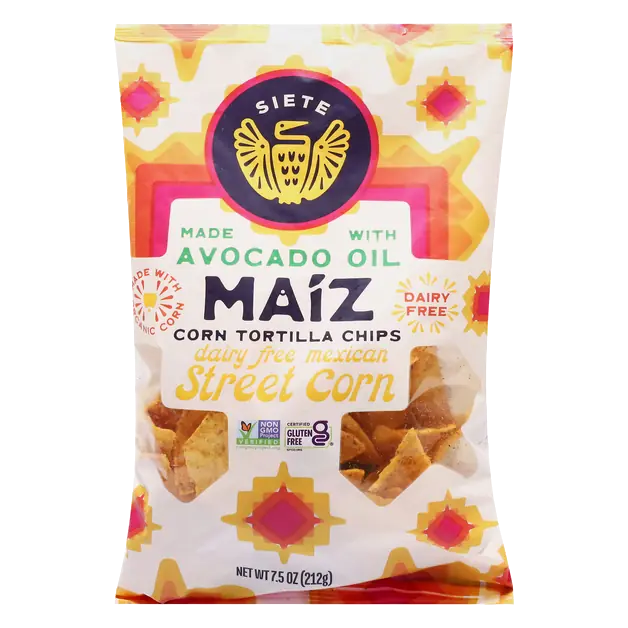 Dairy Free Avocado Oil Mexican Street Corn Tortilla Chips