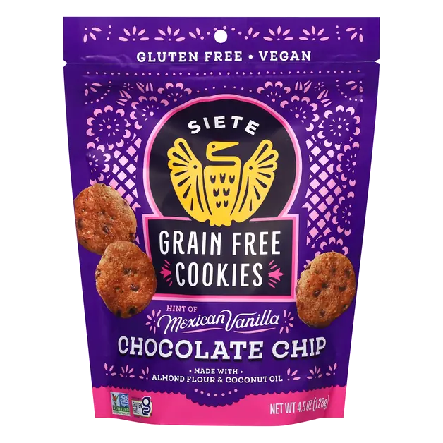 Gluten & Grain Free Mexican Vanilla Chocolate Chip Cookies