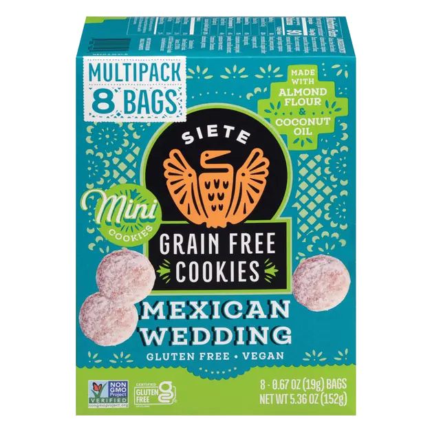Grain & Gluten Free Mexican Wedding Cookies - 8 ct