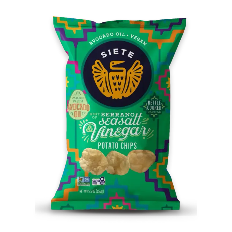 Kettle Cooked Serrano, Sea Salt, and Vinegar Potato Chips