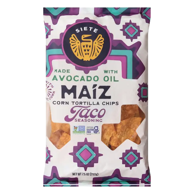 Maiz Gluten Free Avocado Oil Taco Seasoning Corn Tortilla Chips