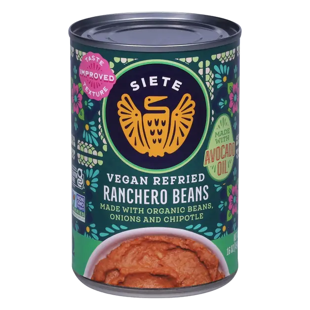 Organic Vegan Refried Ranchero Beans