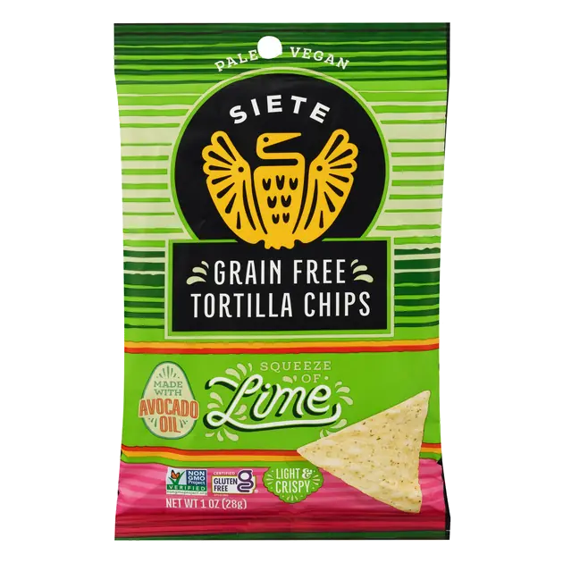 Soueeze of Lime Grain Free Tortilla Chips, Squeeze of Lime